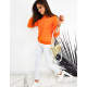 Womens orange jumper Spring BY0426 - Jumpers Womens orange jumper Spring BY0426