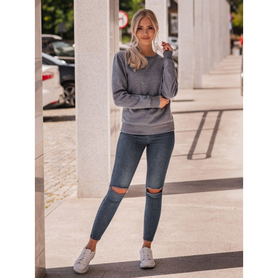 Womens dark grey turtleneck thin Kober JS/W01 - Jumpers Womens dark grey turtleneck thin Kober JS/W01