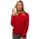 Womens dark red jumper Kober JS/W01 - Jumpers Womens dark red jumper Kober JS/W01
