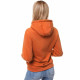 Oranžinis moteriškas džemperis su gobtuvu Molin JS/W02