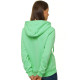 Womens sweatshirt with a hood in mint color Look JS/W03 - Jumpers Womens sweatshirt with a hood in mint color Look JS/W03