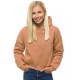 Damski brązowy sweter Rema O/12102 - Skoczki Damski brązowy sweter Rema O/12102