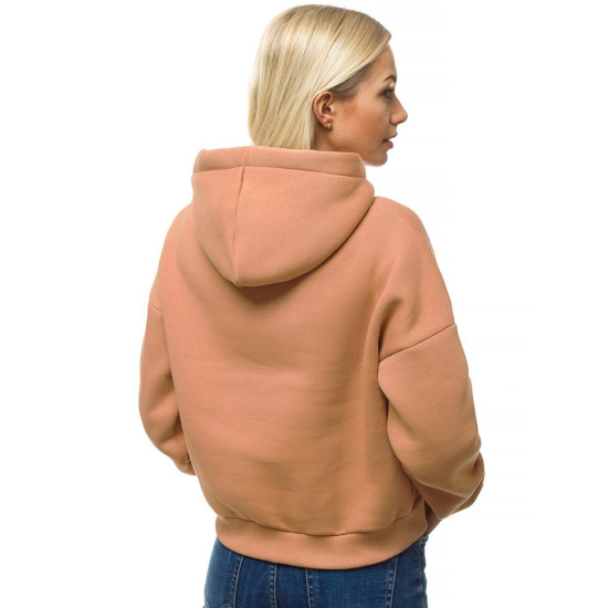 Damski brązowy sweter Rema O/12102 - Skoczki Damski brązowy sweter Rema O/12102