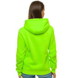 Šviesiai žalias moteriškas džemperis su gobtuvu Molin