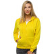 Women's hooded jumper in yellow Look