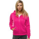 Women's hooded jumper in bright pink Look