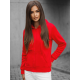 Womens red hooded sweater Look JS/W03 - Jumpers Womens red hooded sweater Look JS/W03
