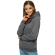 Dark grey ladies hooded jumper Molin JS/W02 - Jumpers Dark grey ladies hooded jumper Molin JS/W02