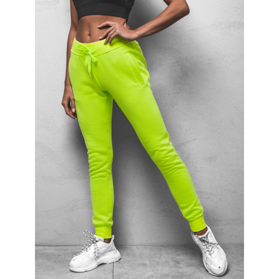 Womens Green/Neon Casual Pants Flor JS/CK01 - Jeans and Trousers Womens Green/Neon Casual Pants Flor JS/CK01