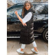 Womens black hooded vest by Luves TY3030 - For women Womens black hooded vest by Luves TY3030