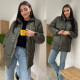 Stylish womens khaki jacket Gebor PK4034 - For women Stylish womens khaki jacket Gebor PK4034 Premium