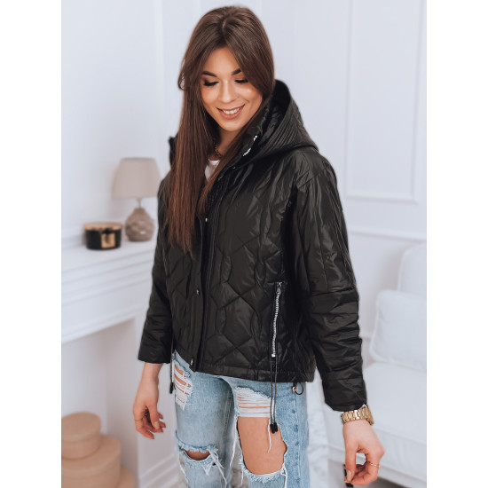 Juoda moteriška striukė Roma TY2689 - Moterims Juoda moteriška striukė Roma TY2689