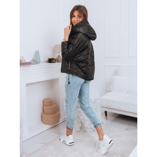 Juoda moteriška striukė Roma TY2689 - Moterims Juoda moteriška striukė Roma TY2689