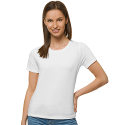 Moteriški baltos spalvos marškinėliai Dian