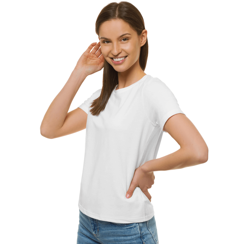 Women s white tshirt Dian Pirktukas™
