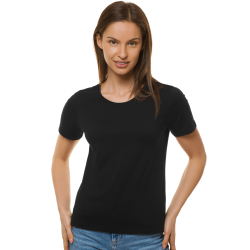 Moteriški juodos spalvos marškinėliai Dian