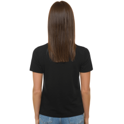 Moteriški juodos spalvos marškinėliai Dian