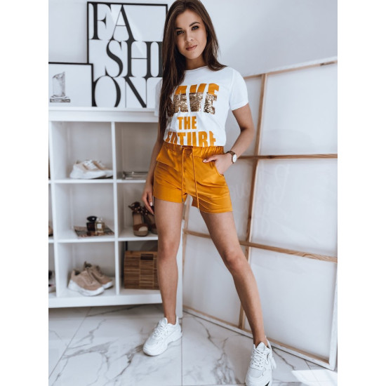 Mustard hotsell shorts outfit