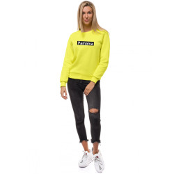 Moteriškas geltonos spalvos džemperis Pamaiva