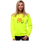 Womens yellow jumper Love JS/W01 - Notes for women Womens yellow jumper Love JS/W01