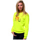Womens yellow jumper Love JS/W01 - Notes for women Womens yellow jumper Love JS/W01