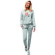 Womens grey jumper Love JS/W01 - Notes for women Womens grey jumper Love JS/W01
