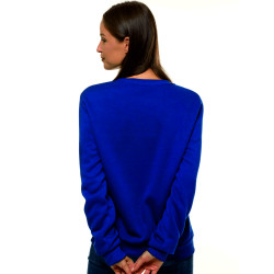 Moteriškas tamsiai mėlynas džemperis Love 