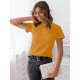 Womens dark yellow t-shirt Susil RY1738z - T-shirt Womens dark yellow t-shirt Susil RY1738z