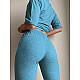 Light blue womens sports set Clara PK2113 Premium
