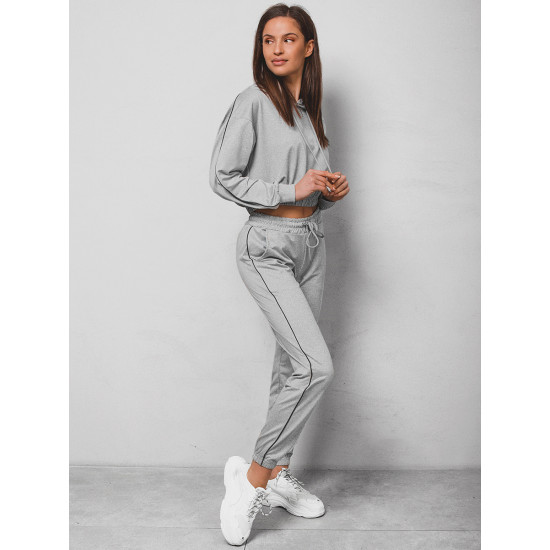Pilkas moteriškas komplektas Karina O/HW251213B - Moterims Pilkas moteriškas komplektas Karina O/HW251213B