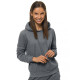 Slim gray womens set with hood Tėja 58 - For women Slim gray womens set with hood Tėja 58
