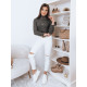 Dark gray sweater with a high neck Silver MY1268 - For women Dark gray sweater with a high neck Silver MY1268
