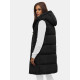 Long black womens waistcoat Potom O/81266 - For women Long black womens waistcoat Potom O/81266