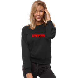 Moteriškas juodas džemperis Fainulka