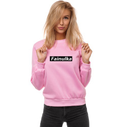 Sieviešu rozā džemperis Fainulka
