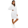 Women's white hooded dress Margaret