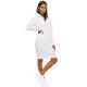 Moteriška balta suknelė su gobtuvu Margaret JS/YS10005/1
