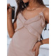 Womens brown slip dress Tina EY1505 - For women Womens brown slip dress Tina EY1505