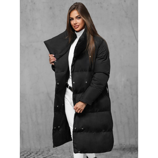 Moteriškas juodas paltas Korper JS/M737/392