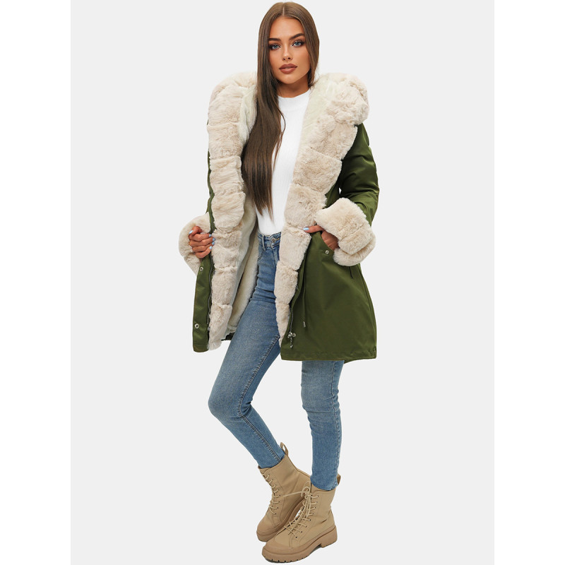 Žalia moteriška striukė Moly JS/M763/136Z