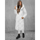 White women's quilted winter jacket Coco