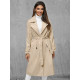 Beige coat Orbet JS/11Z8100 - For women Beige coat Orbet JS/11Z8100