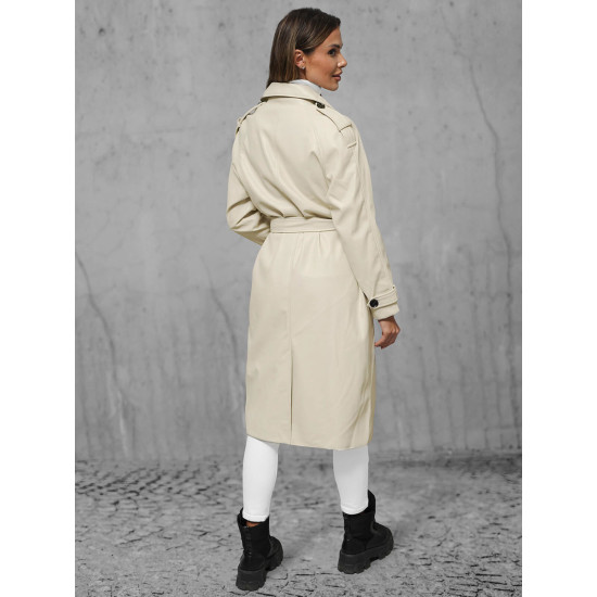 Rusvas paltas Orbet JS/11Z8100 - Moterims Rusvas paltas Orbet JS/11Z8100