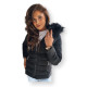 Striukė su kailiniu gobtuvu Model TY3673 - Moterims Striukė su kailiniu gobtuvu Model TY3673