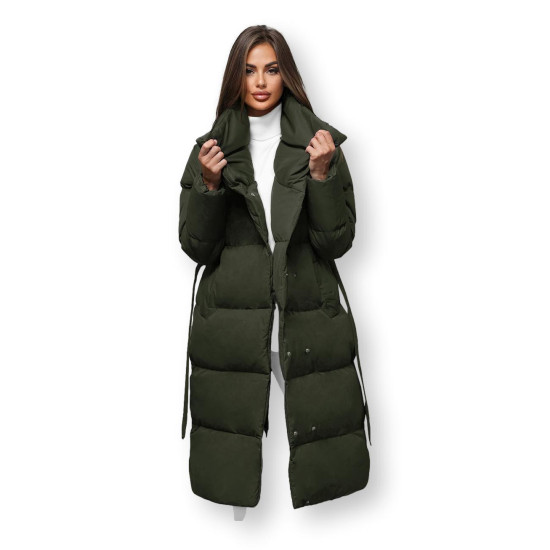 Moteriškas chaki paltas Korper JS/M737/136