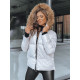 Pilka moteriška striukė Sparkle TY3952 - Moterims Pilka moteriška striukė Sparkle TY3952