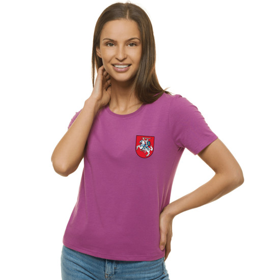 Moteriški violetiniai marškinėliai HERBAS JS/SD211