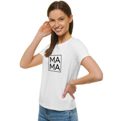 Moteriški balti marškinėliai MAMA