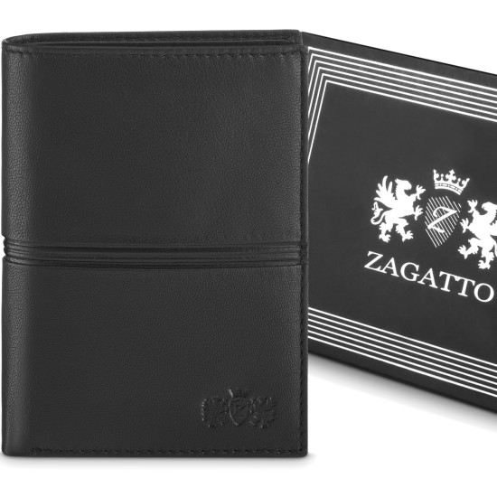 Mens genuine leather wallet Titer ZG-N4-F15 - Accessories for men Mens genuine leather wallet Titer ZG-N4-F15 Premium