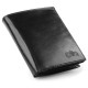 Mens genuine leather wallet Kimer (black) ZG-001-BAR-2 - Accessories for men Mens genuine leather wallet Kimer (black) ZG-001-BAR-2